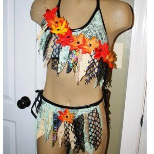 OOAK young adult woodland fairy , elf costume adjustable  fairy costume